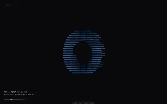 ASCII Donut